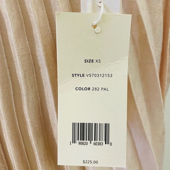 NWT Vince Pleated Camisole in Pale Blush, XS - Picture 8 of 10